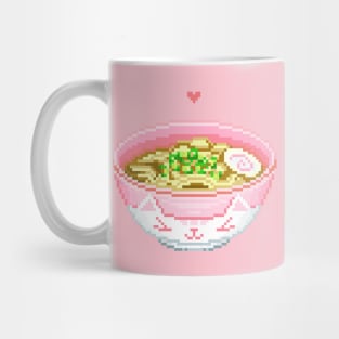 Kawaii Pixel Ramen Bowl Mug